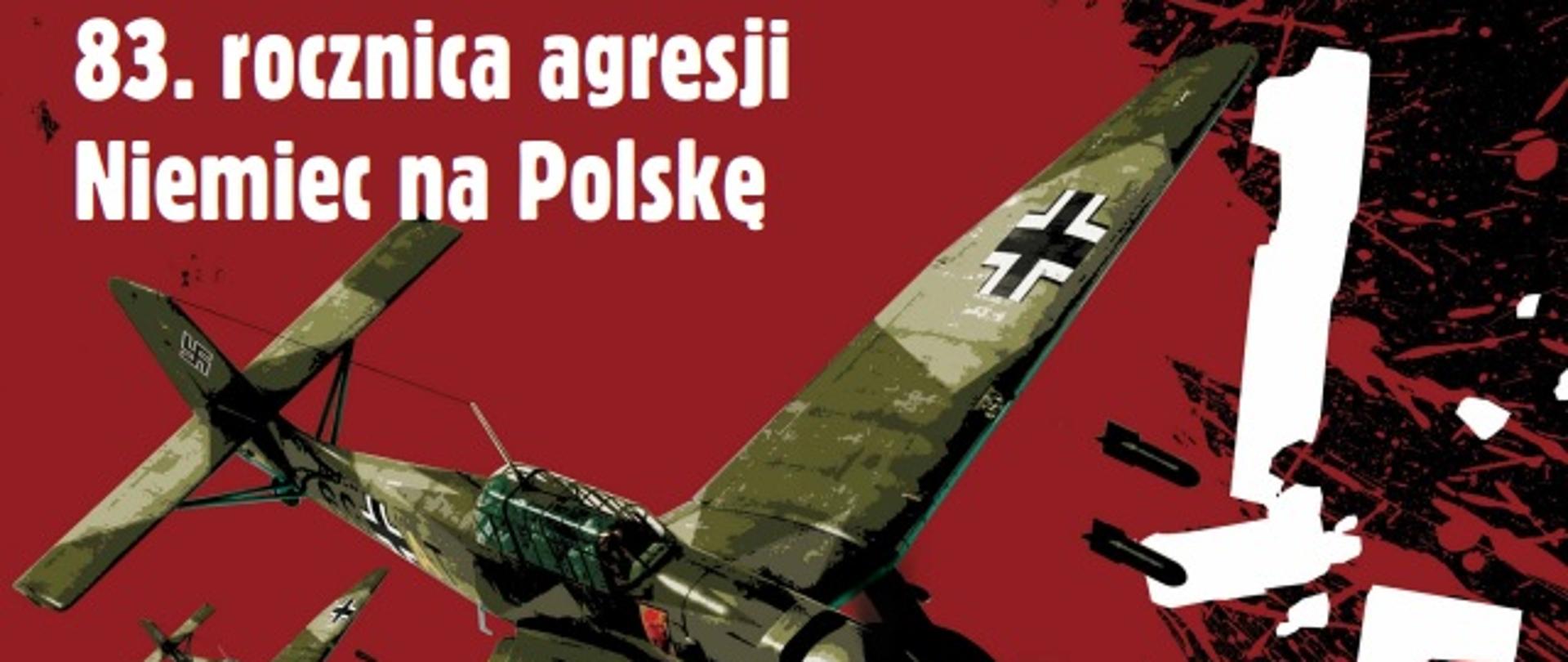 83.rocznica agresji Niemiec na Polskę - plakat