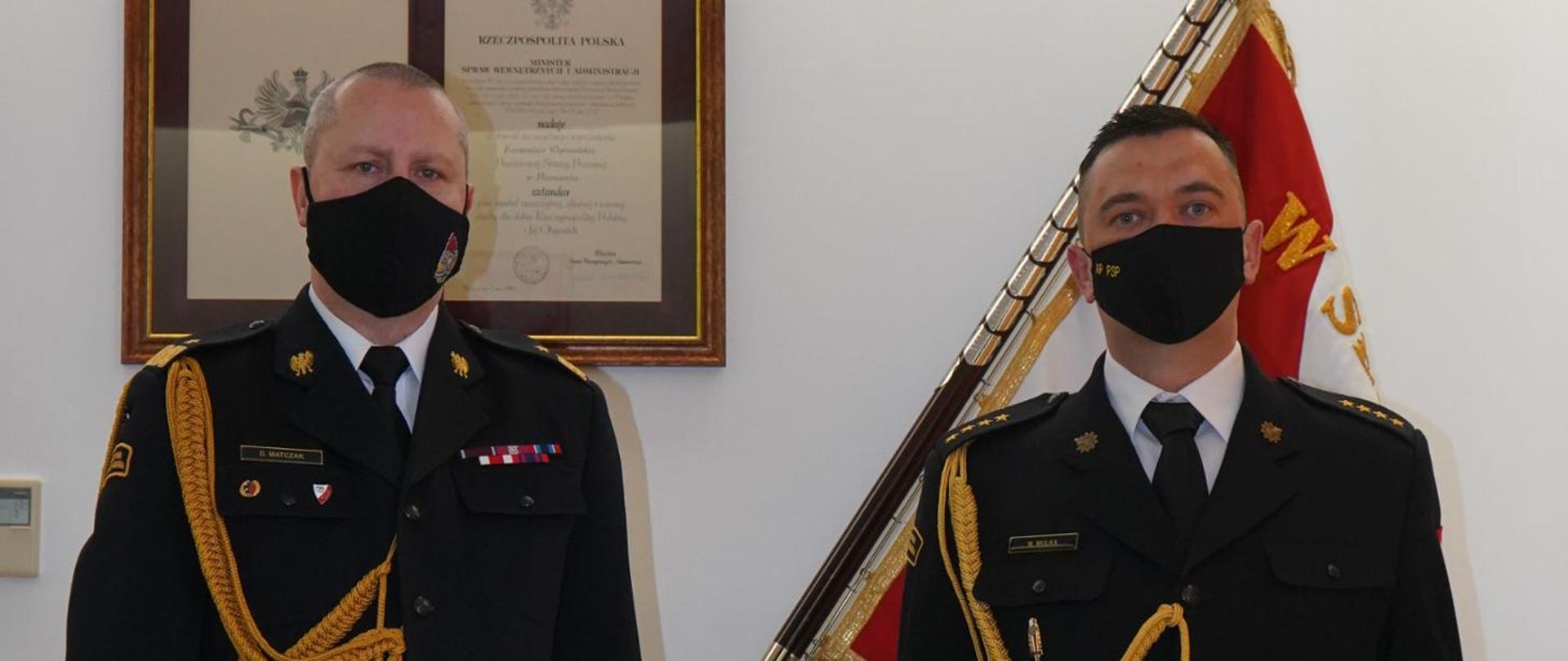 Powołanie na stanowisko Komendanta Powiatowego PSP w Obornikach st. kpt. Michała Mulkę