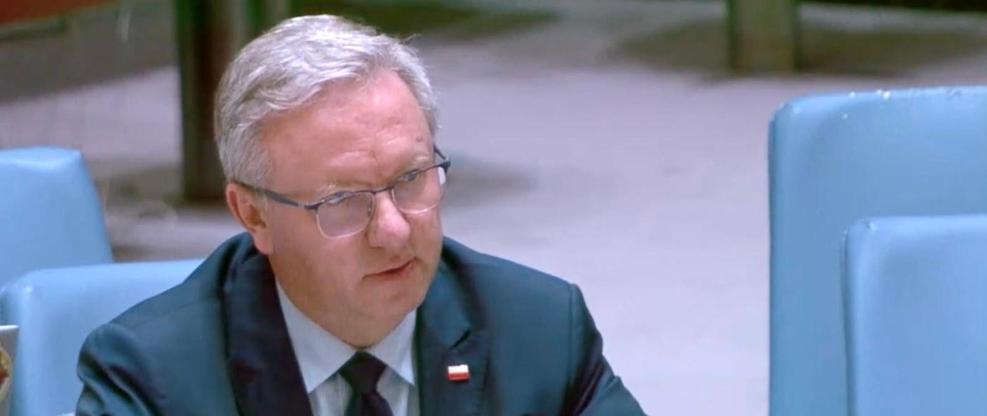 AKS speaks during the SC UN on situation in the Middle East