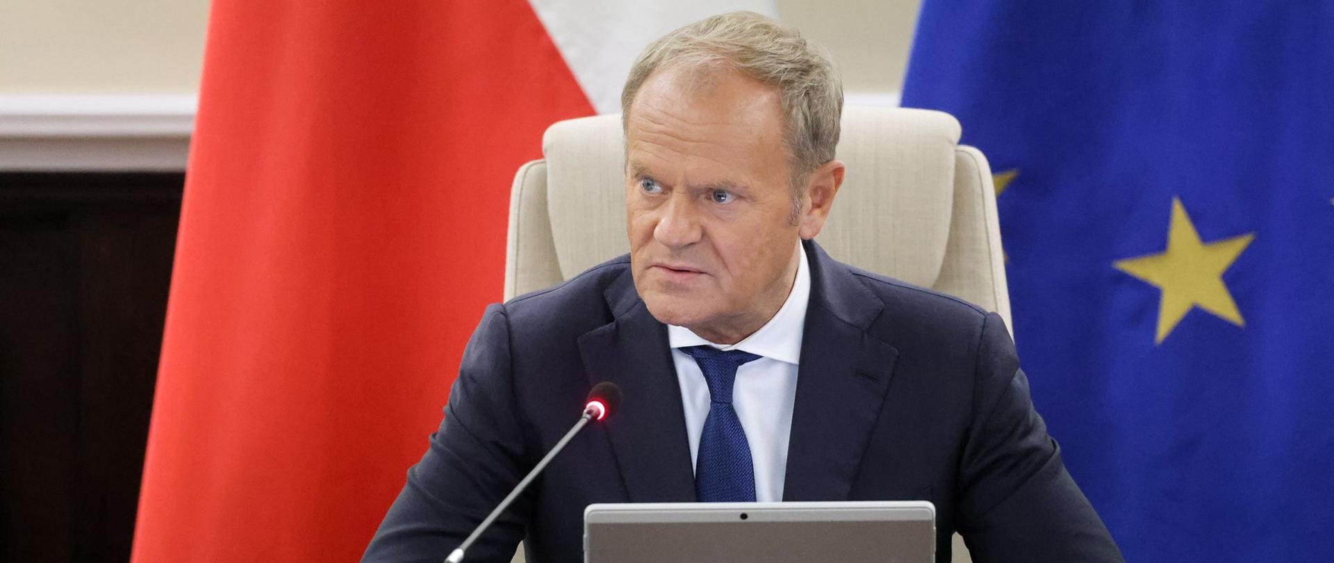 Wypowiedź premiera przed Radą Ministrów