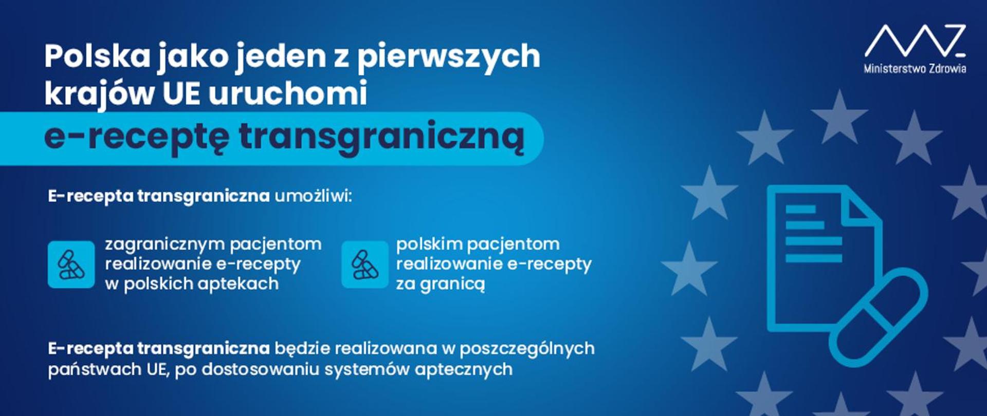 Polska jako jeden z pierwszych krajów UE gotowa do uruchomienia e-recepty transgranicznej