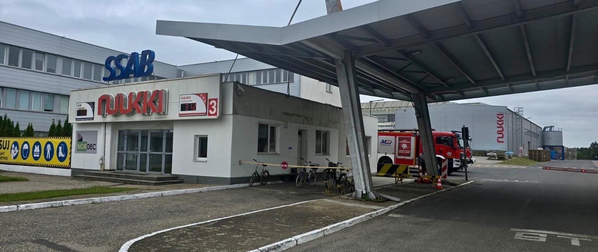 Rozpoznanie operacyjne na terenie zakładu Ruukki Polska Sp. z o.o.