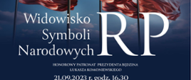 plakat na granatowym tle, w górnej części ikonografia trzech plag polskich, na dole logotypy organizacji, na środku opis wydarzenia. 