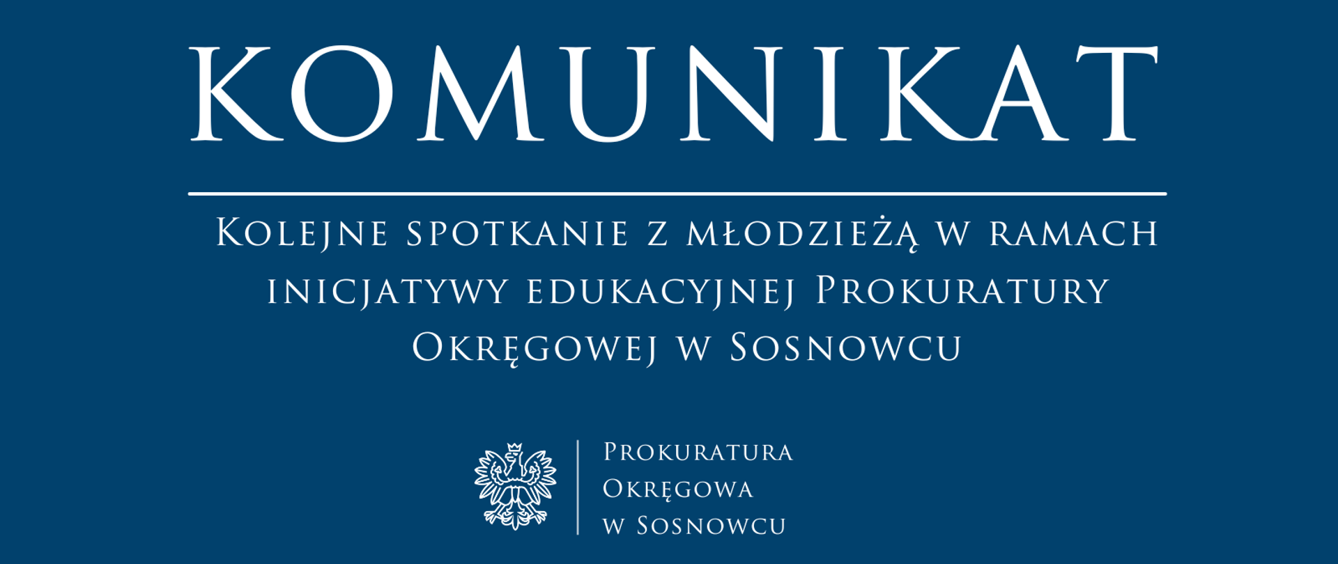 Kolejne spotkanie z młodzieżą w ramach inicjatywy edukacyjnej Prokuratury Okręgowej w Sosnowcu