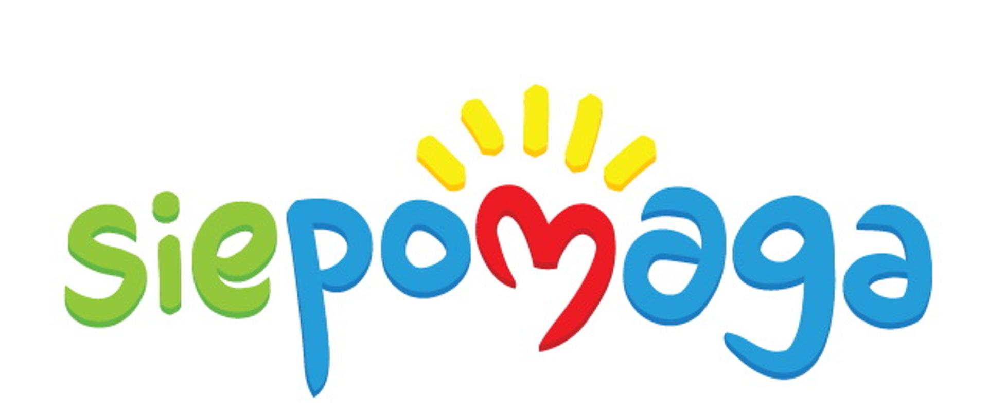 Na białym tle napis się pomaga