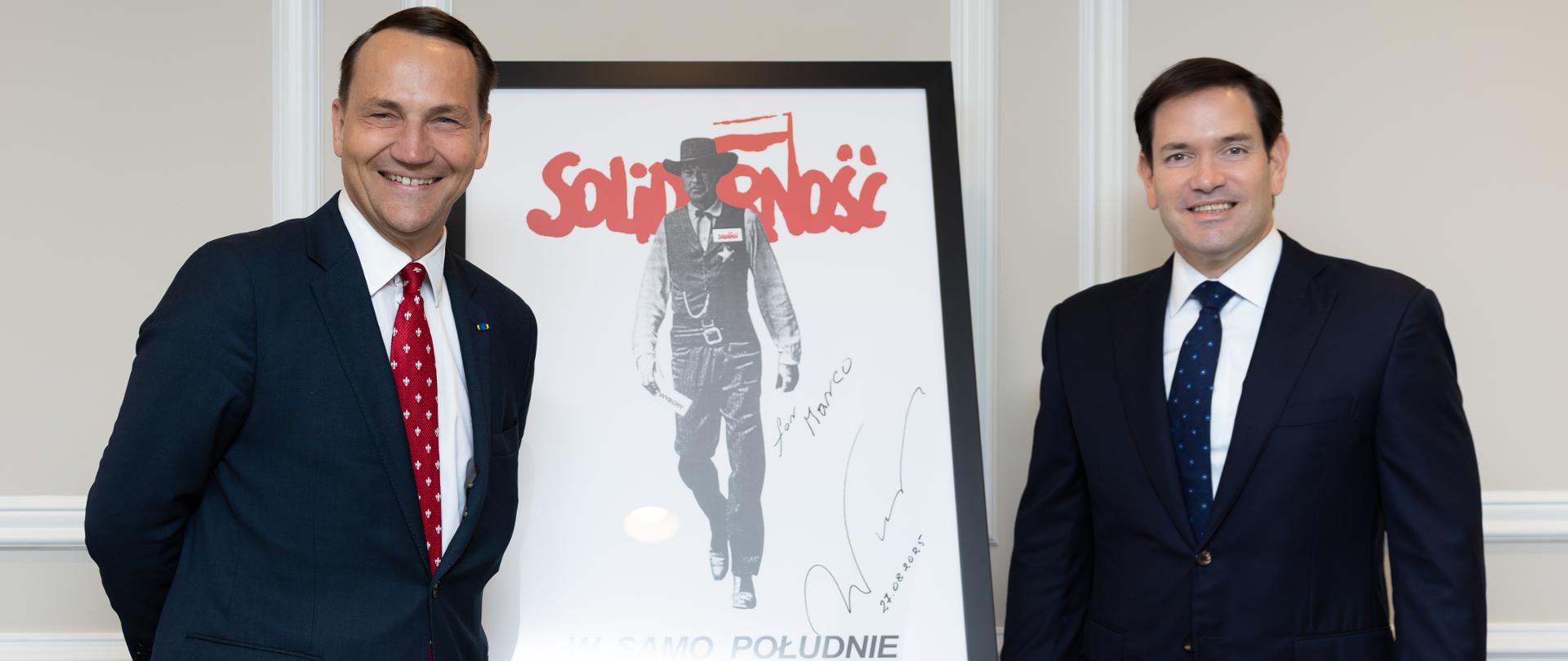 Minister Radosław Sikorski meets with US Secretary of State Marco Rubio