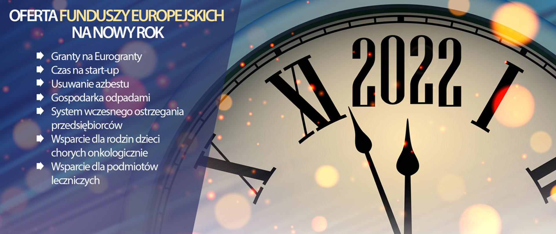 Oferta Funduszy Europejskich na Nowy Rok 