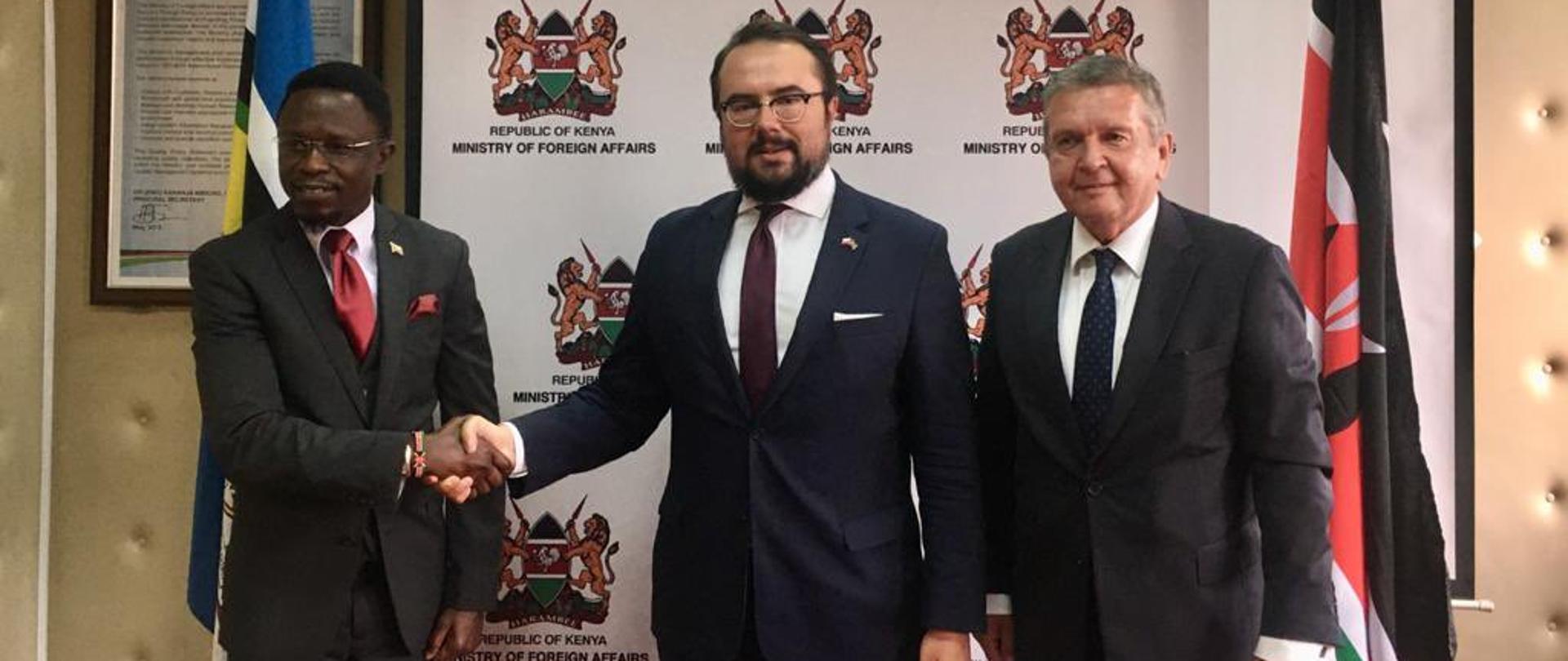 Wizyta wiceministra Pawła Jabłońskiego w Republice Kenii