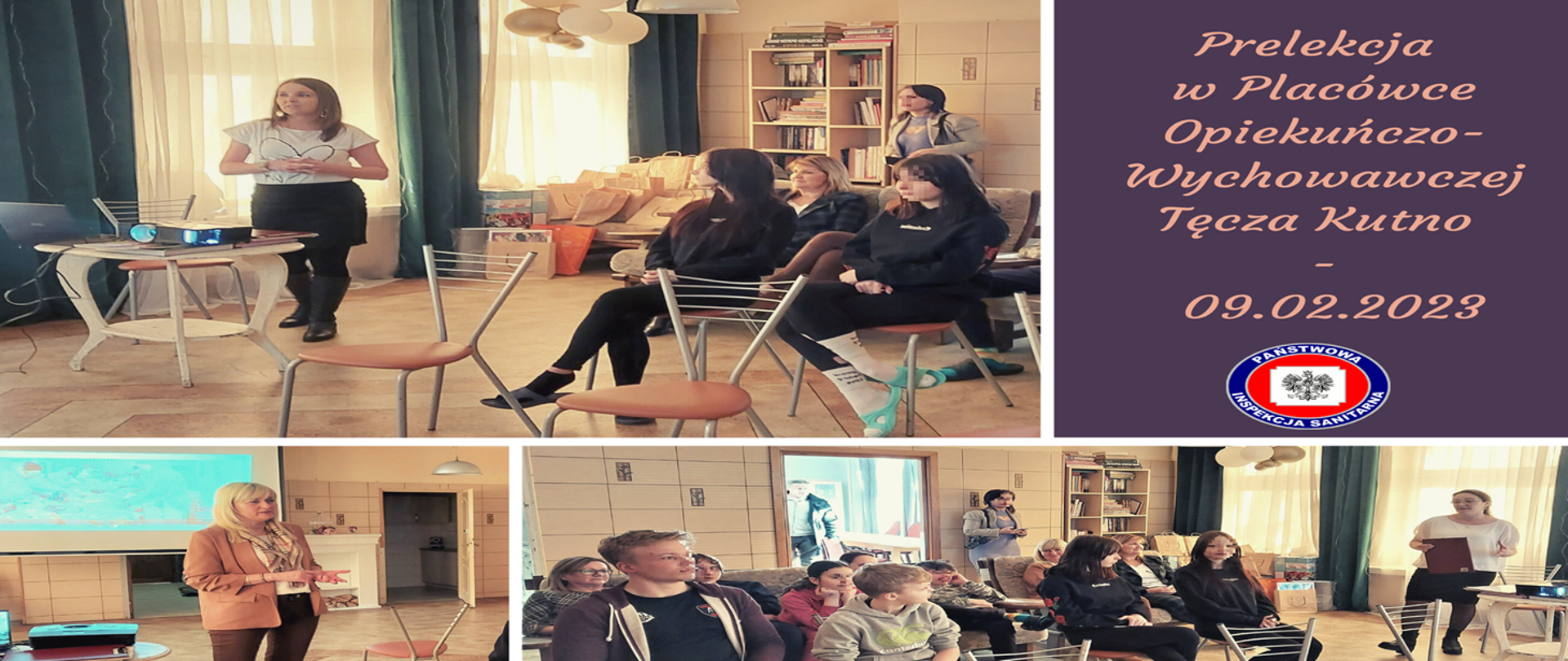 Prelekcja w Placówce Opiekuńczo-Wychowawczej Tęcza Kutno - 09.02.2023