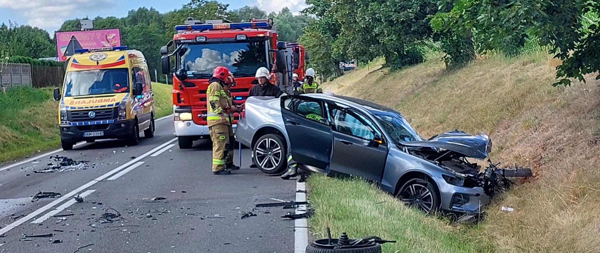 "Groźny wypadek w Bratianie - pow. nowomiejski