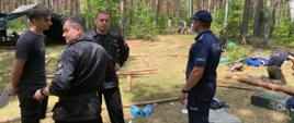 Kontrola obozu harcerskiego na terenie powiatu włocławskiego