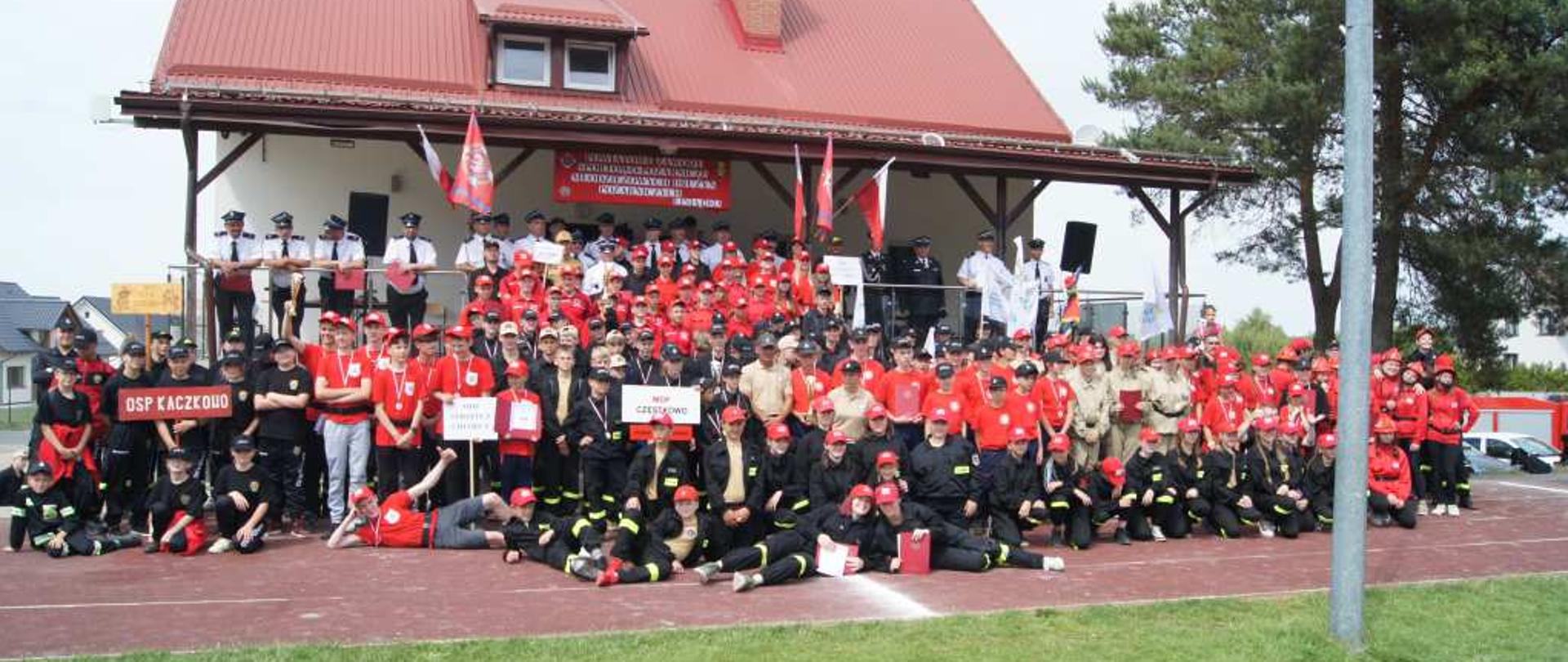 Zawody MDP OSP - Linia 17.06.2023. - uczestnicy zawodów. 