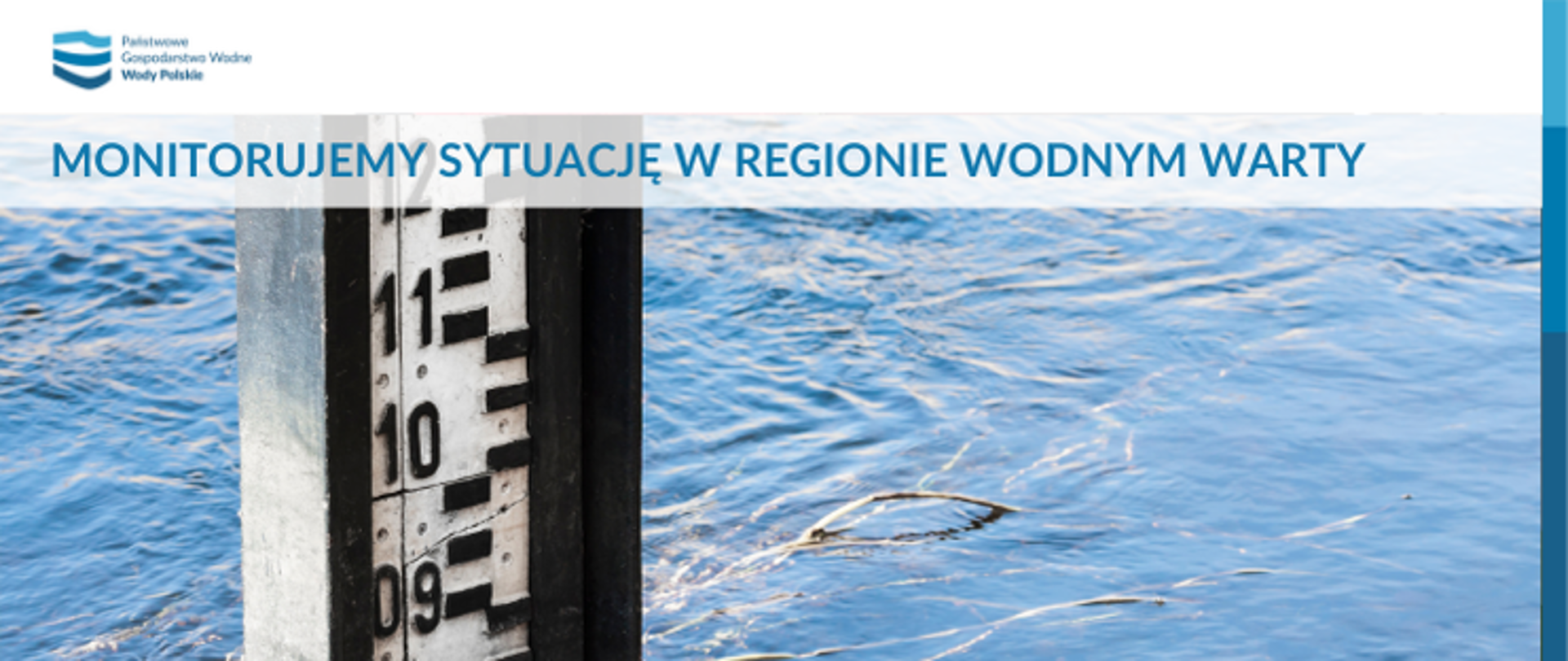 Monitorujemy sytuację w regionie wodnym Warty