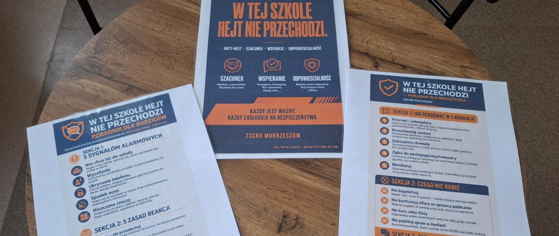 publikacje promujące akcję