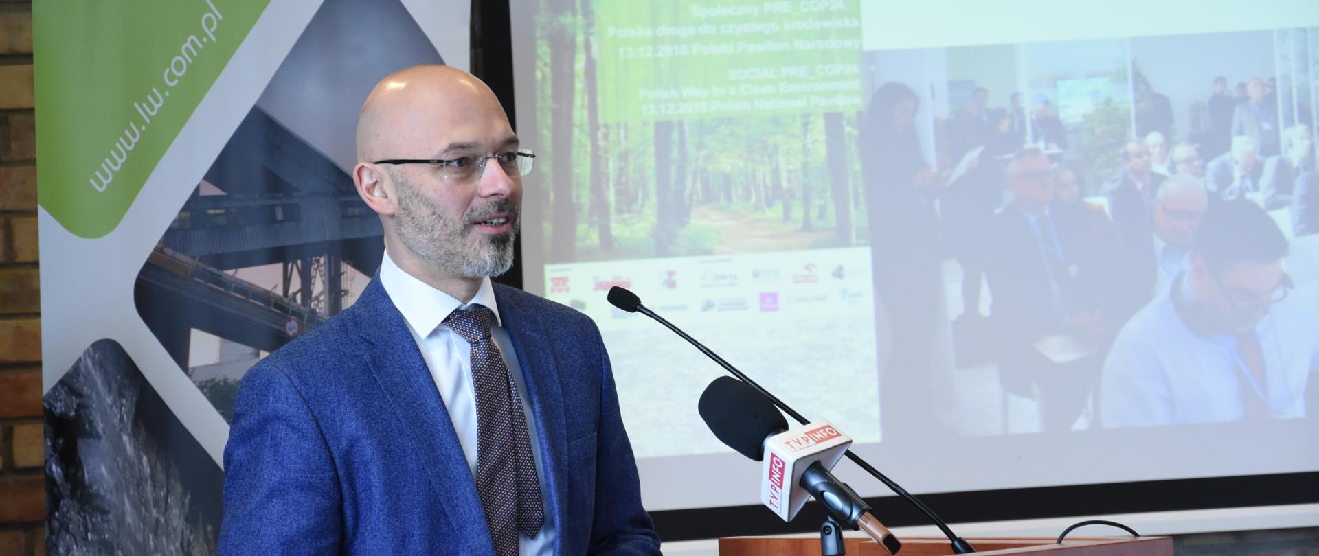 wiceminister środowiska Michał Kurtyka