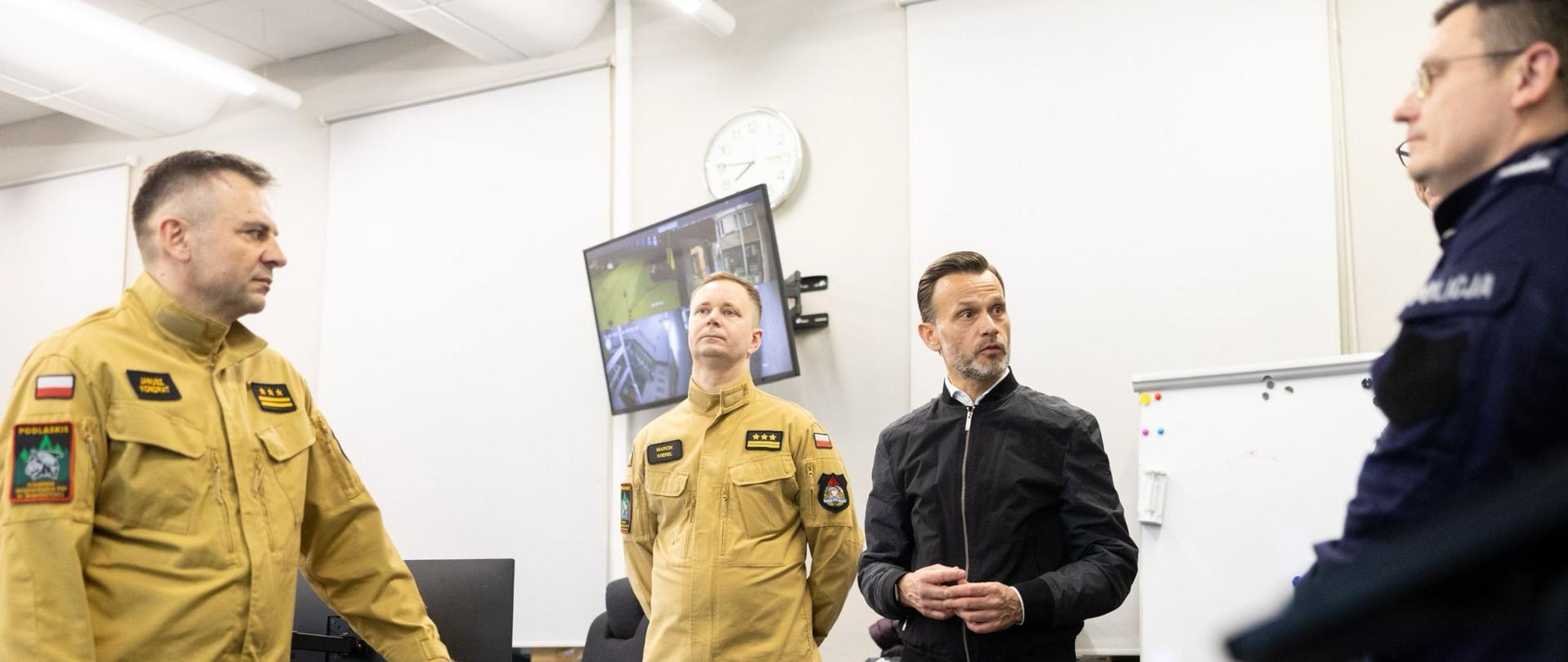 Spotkanie w Komendzie Wojewódzkiej PSP w Białymstoku