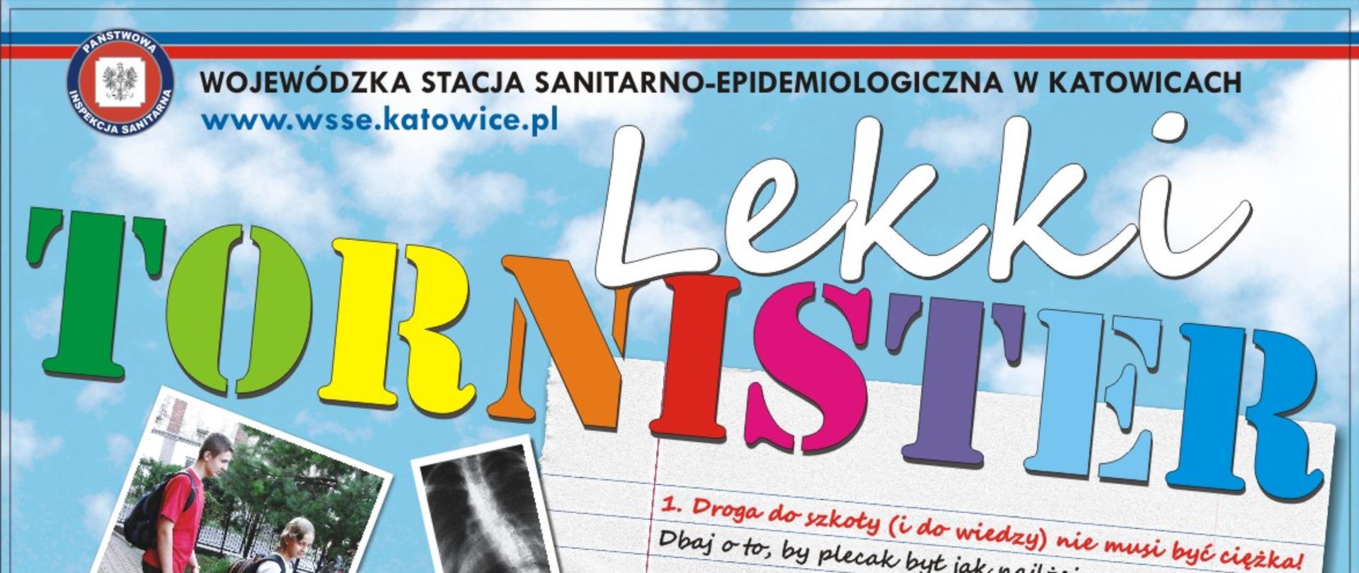 Plakat promujący akcję "Lekki Tornister"