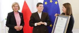 Przedstawiciele Gdyni odebrali certyfikat UNESCO, fot. Danuta Matloch/MKiDN