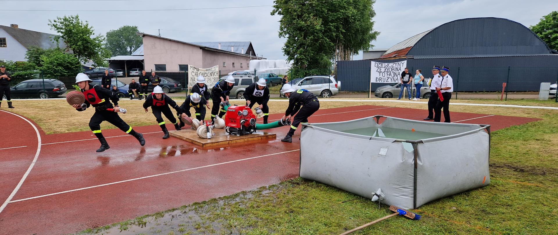 Powiatowe zawody sportowo-pożarnicze w Krasnopolu