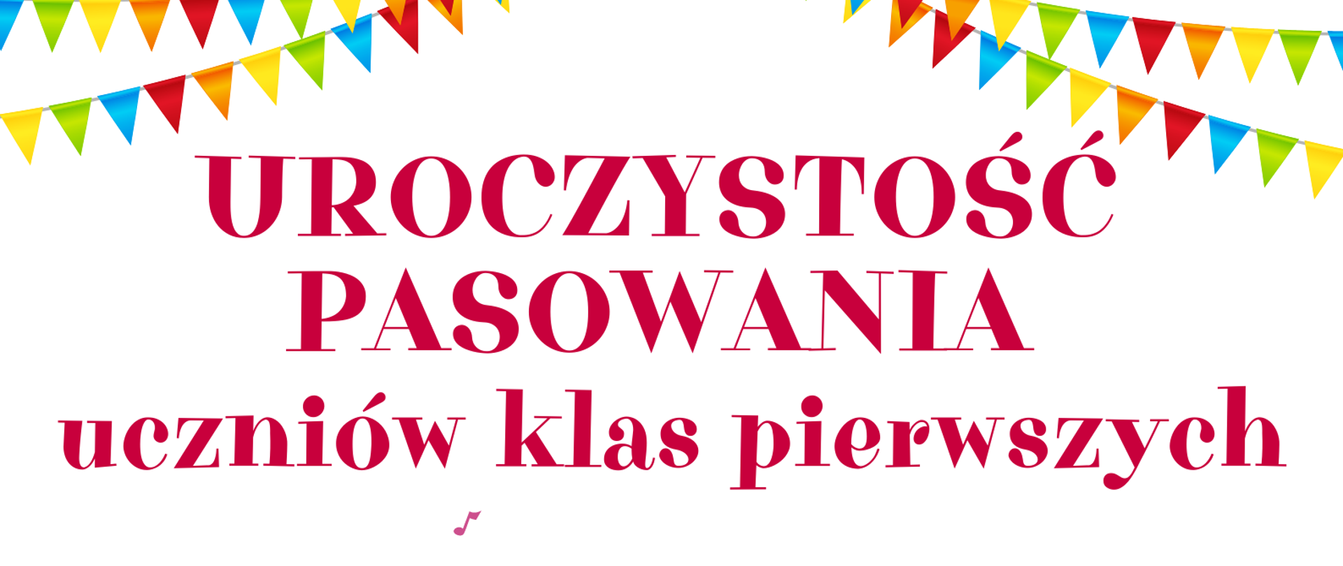 Plakat na białym tle