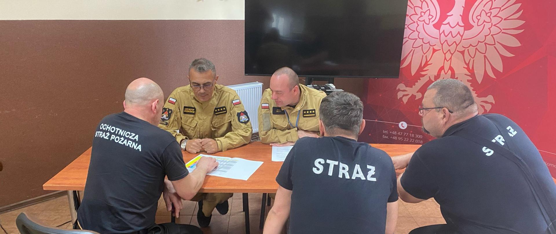 Spotkanie Naczelników jednostek OSP wchodzących w skład plutonu MIĘDZYCHÓD