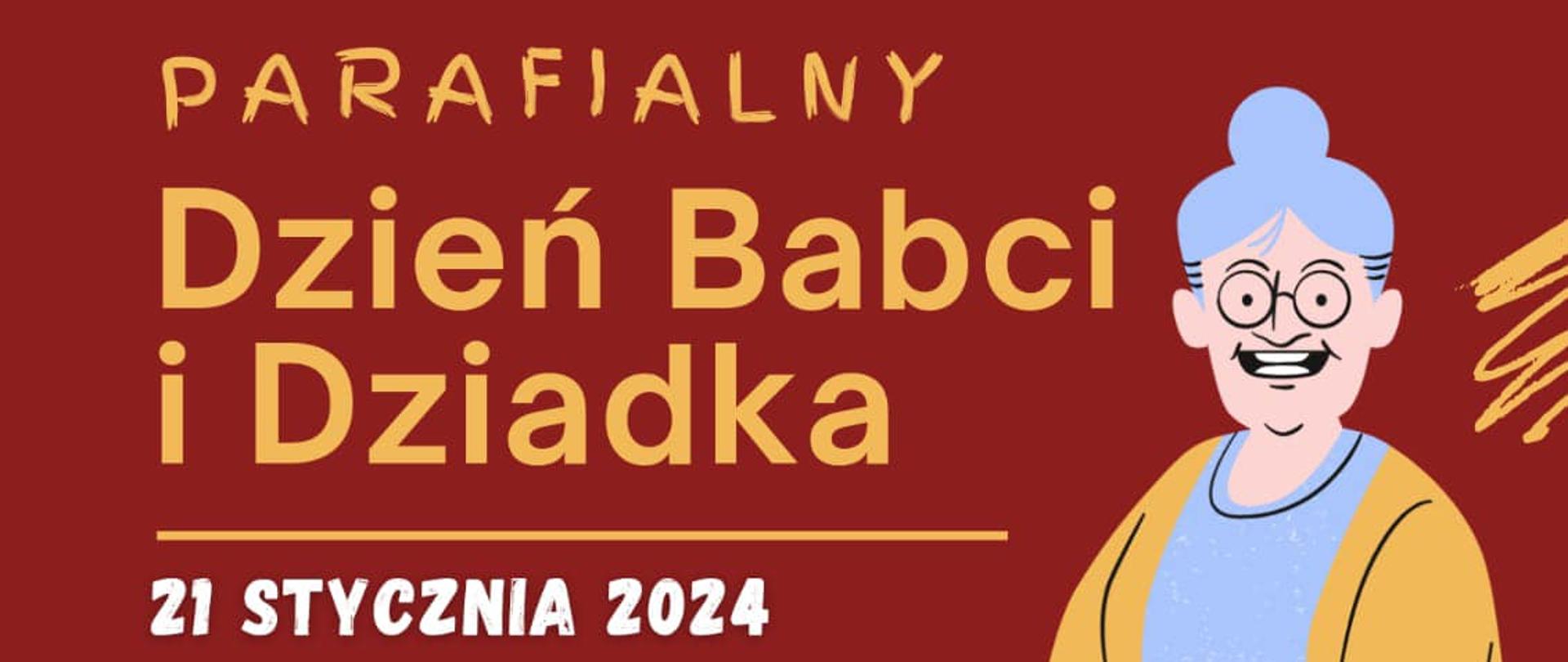 Bordowo-żółte tło na którym znajdują się informacji o koncercie uczniów Szkoły Muzycznej