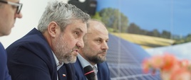 Minister Jan Krzysztof Ardanowski podczas spotkania z rolnikami