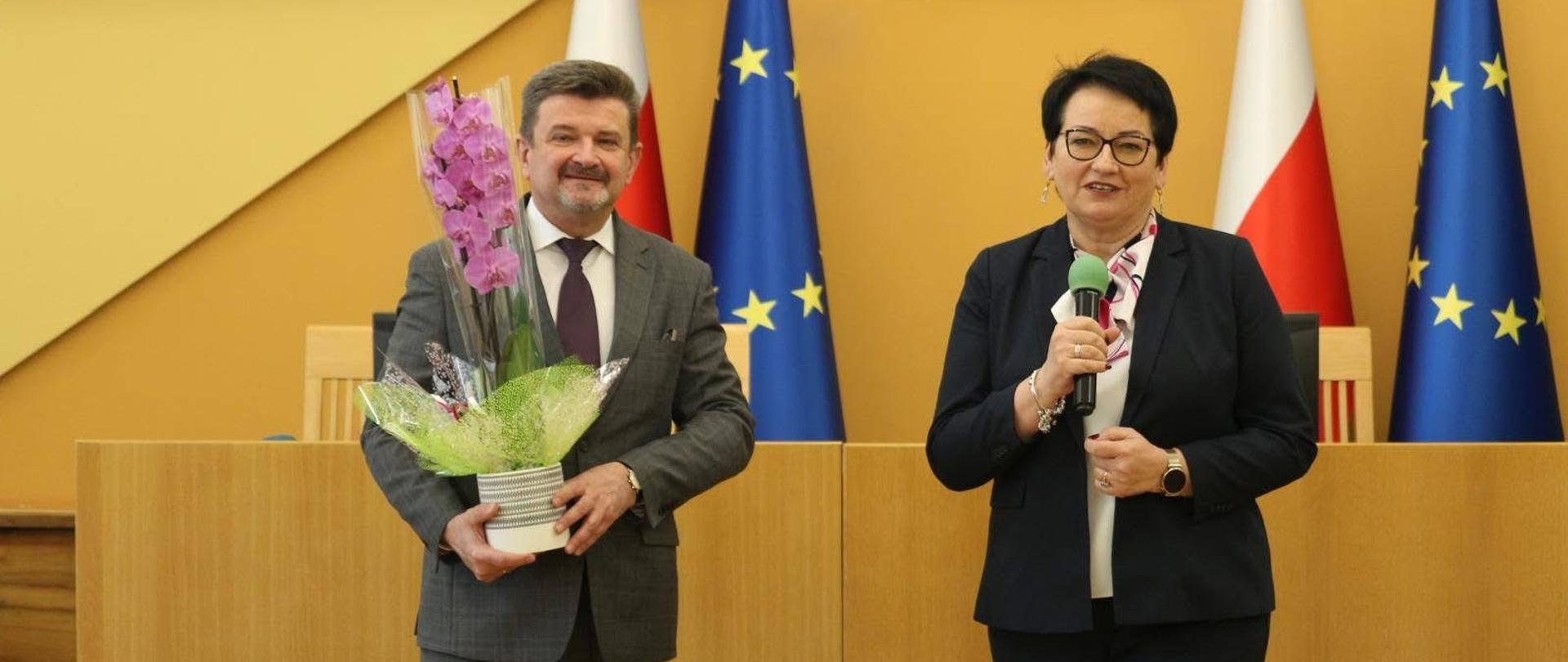 Wojewoda Opolski Monika Jurek i Wicewojewoda Opolski Piotr Pośpiech