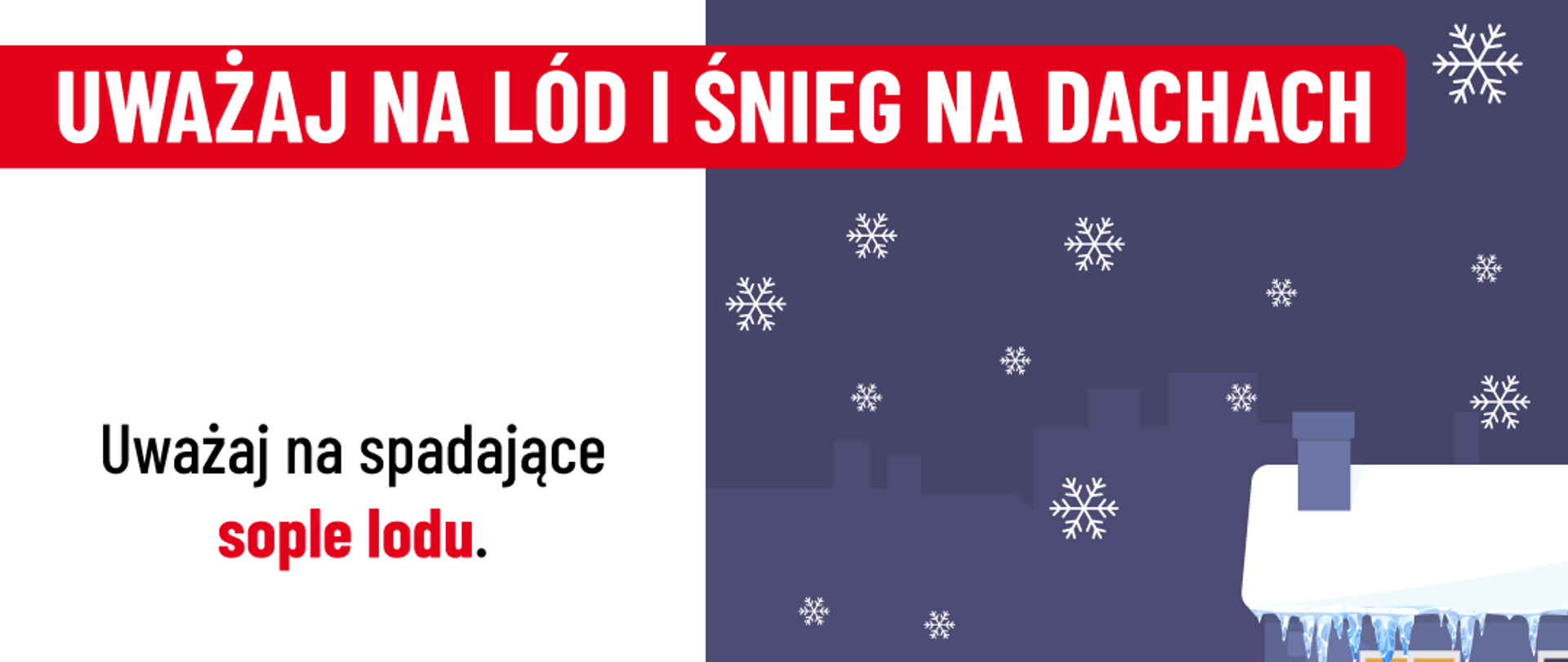 Śnieg na dachach