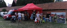 Stoisko KP PSP Gostyń podczas Dożynek Powiatowych