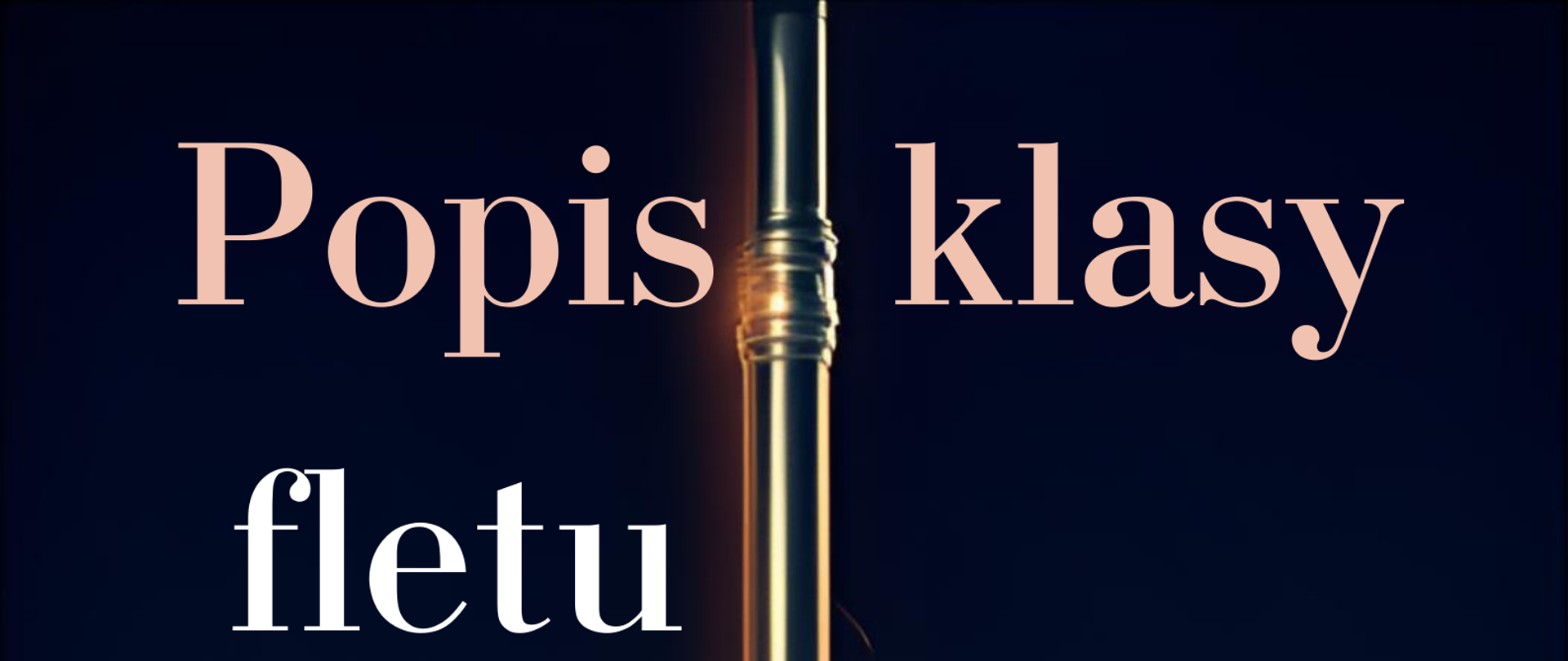 Plakat w kolorze zielonym. W centralnej części na samym środku znajduje się flet otoczony po środku złotymi nutkami. Od góry napis "popis klasy fletu" Na samym dole po lewej biały napis :Sala Koncertowa" a z prawej strony :05.12.2025 r. godz. 17:00"