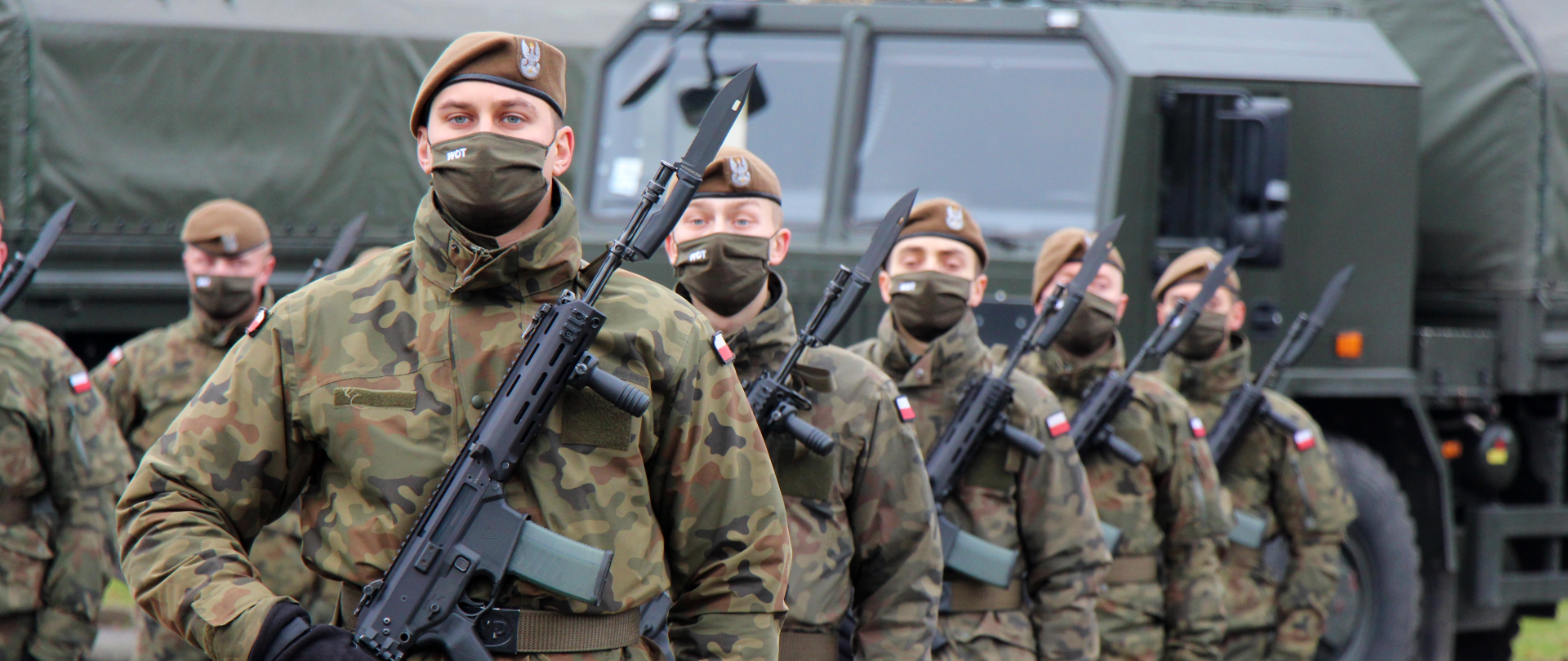 Przysięga wojskowa żołnierzy 1. Podlaskiej Brygady Obrony Terytorialnej