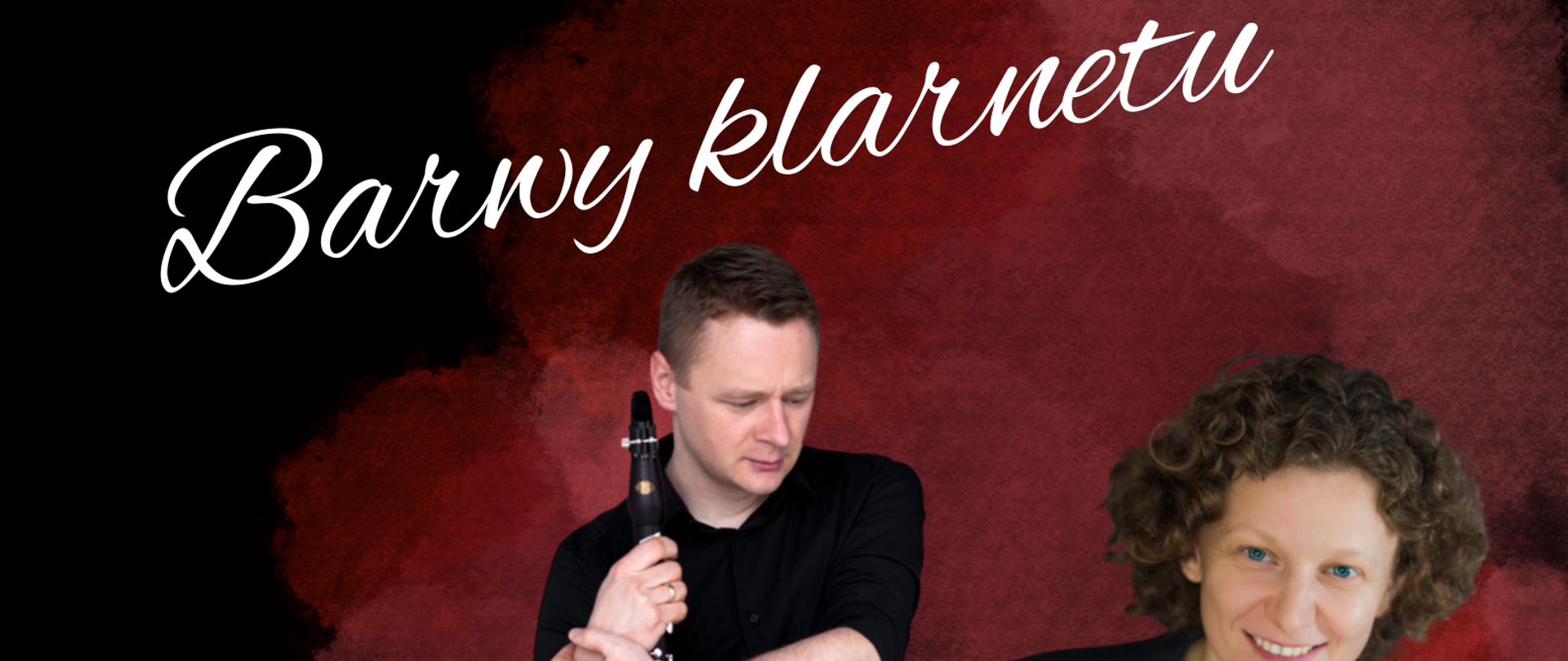 Plakat w kolorze czarnym z czerwonymi pastelowymi plamami w górnym prawym roku, rozciągniętymi do połowy plakatu. Od góry: po lewej w kolorze białym napis z tytułem koncertu „Barwy klarnetu”, poniżej po prawej stronie zdjęcia wykonawców- mężczyzna trzymający klarnet oraz uśmiechnięta kobieta. Pod nimi w białym ramkach czarne napisy informujące o tożsamości wykonawców „dr Krzysztof Krzyżewski, dr Dorota Maciaszczyk”, poniżej w kolorze białym adnotacja o instrumentach- „klarnet, fortepian”. W kolejnym wierszu ponownie biała ramka z czarnym napisem „mgr Małgorzata Socha” oraz biały napis „klarnet”. Na dole plakatu pośrodku biały napis informujący o programie koncertu „ P. Pawlik, M. Arnold, B. Kovacs, M. Mangani”, poniżej w kolorze żółtym „19 kwietnia 2023, godz. 19.00”. W lewym dolnym roku w kolorze białym napis „Aula PSM w Szczecinku”, po prawej stronie logo Państwowej Szkoły Muzycznej I i II st. im. O. Kolberga w Szczecinku.
