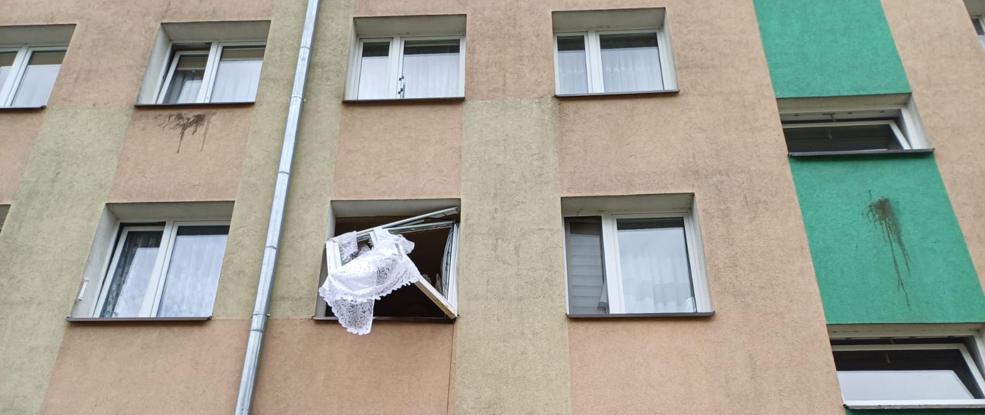 Wybuch gazu w mieszkaniu