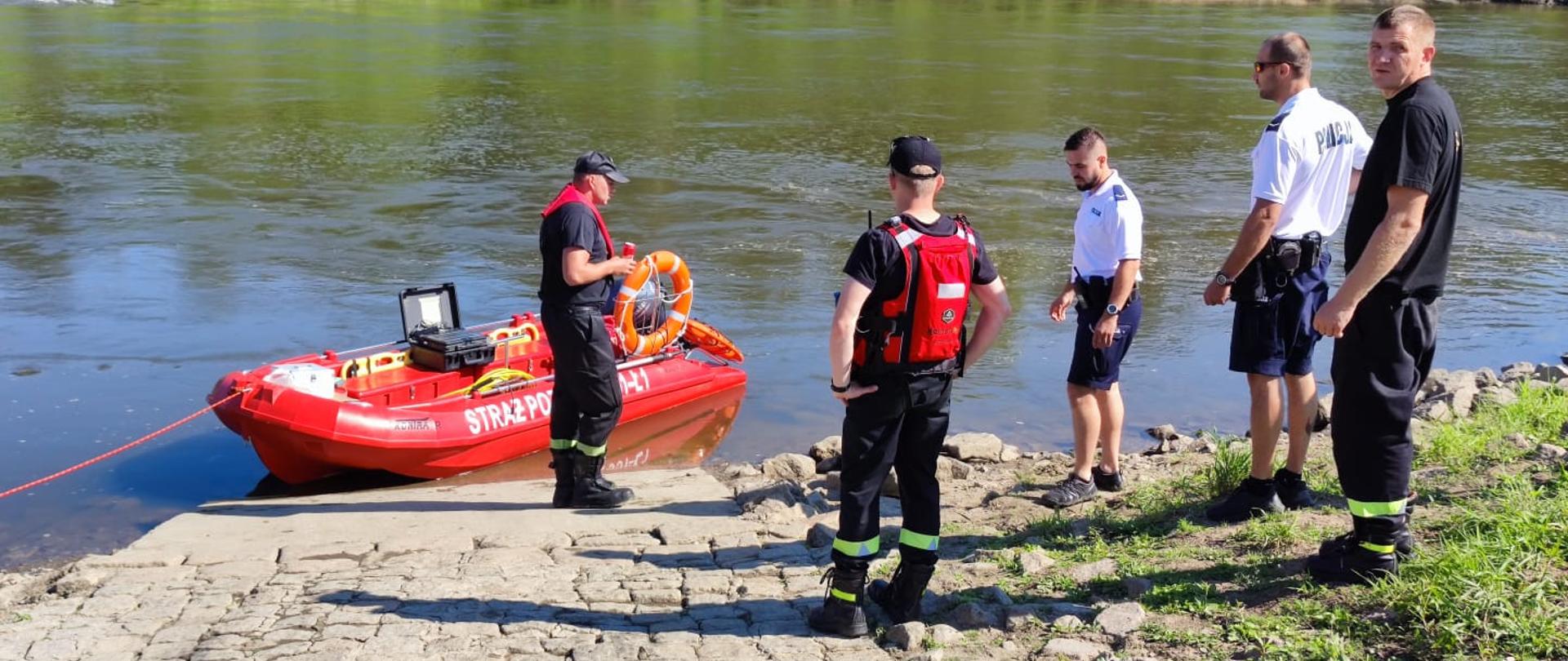 Poszukiwania osoby zaginionej na Odrze