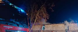Pożar budynku inwentarskiego w miejscowości Kaziopole