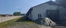 Pożar kurnika w Rusinowie