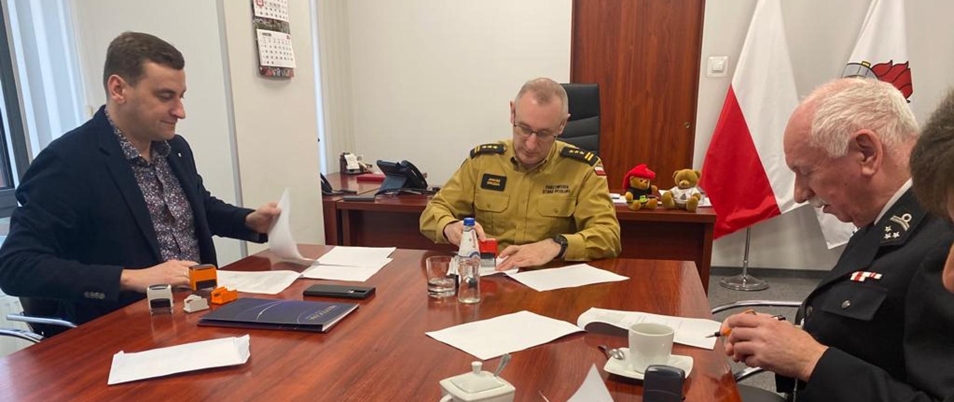 Podpisanie porozumienia z OSP Przytoczna