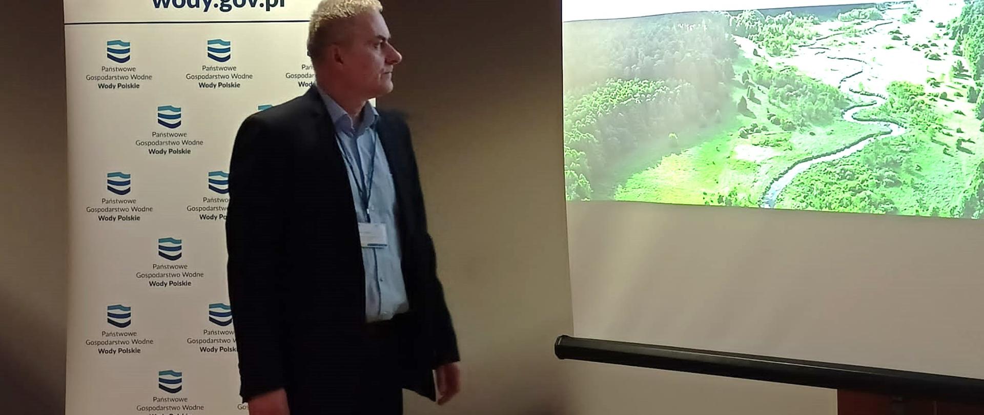 Marek Sobocki podczas prezentacji