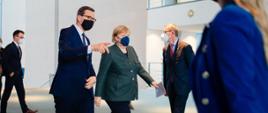 Spotkanie premiera Mateusza Morawieckiego z kanclerz Niemiec Angelą Merkel