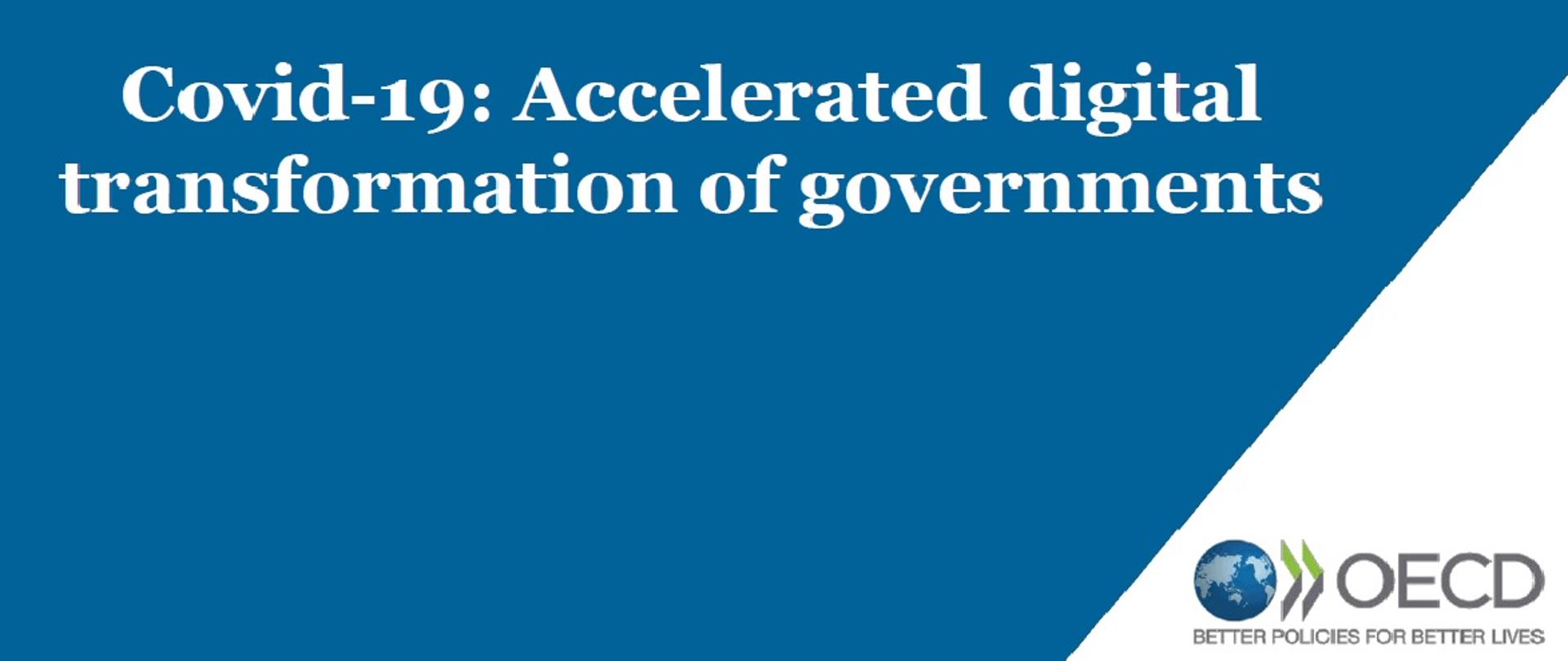 Slide z prezentacji OECD: Panel o praktykach cyfrowych w obliczu COVID-19
