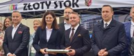 Wmurowanie kamienia węgielnego pod inwestycję w Złotym Stoku