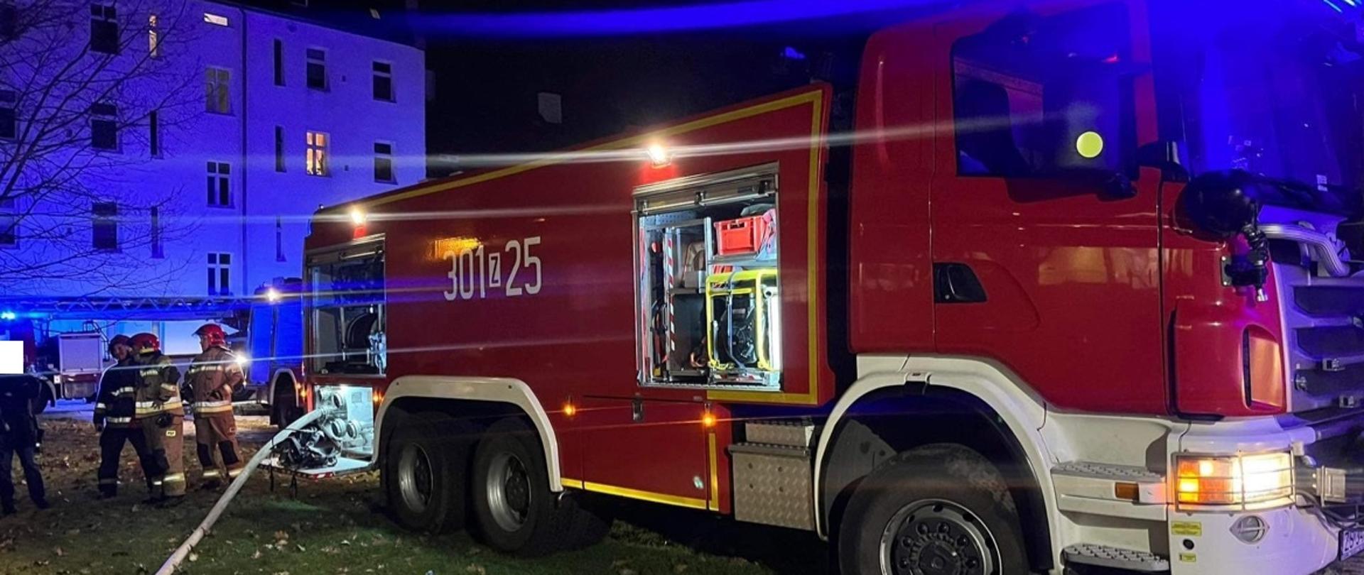 Pożar mieszkania przy ulicy Powstańców Wielkopolskich