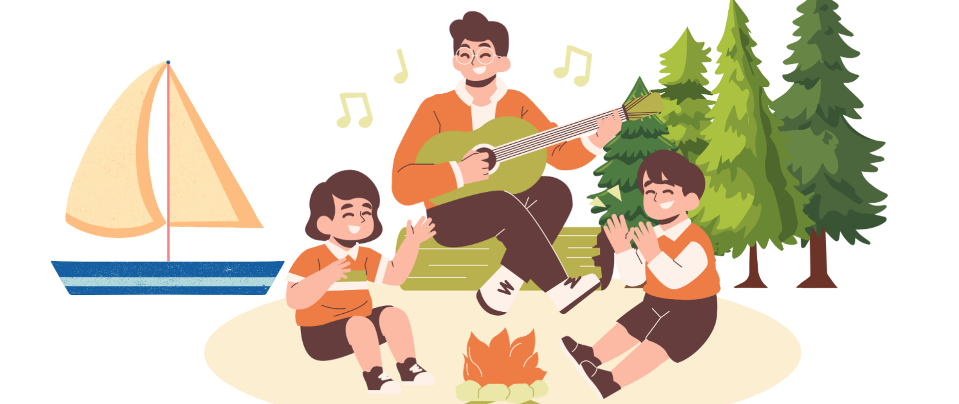 Plakat zapraszający na ognisko integracyjne