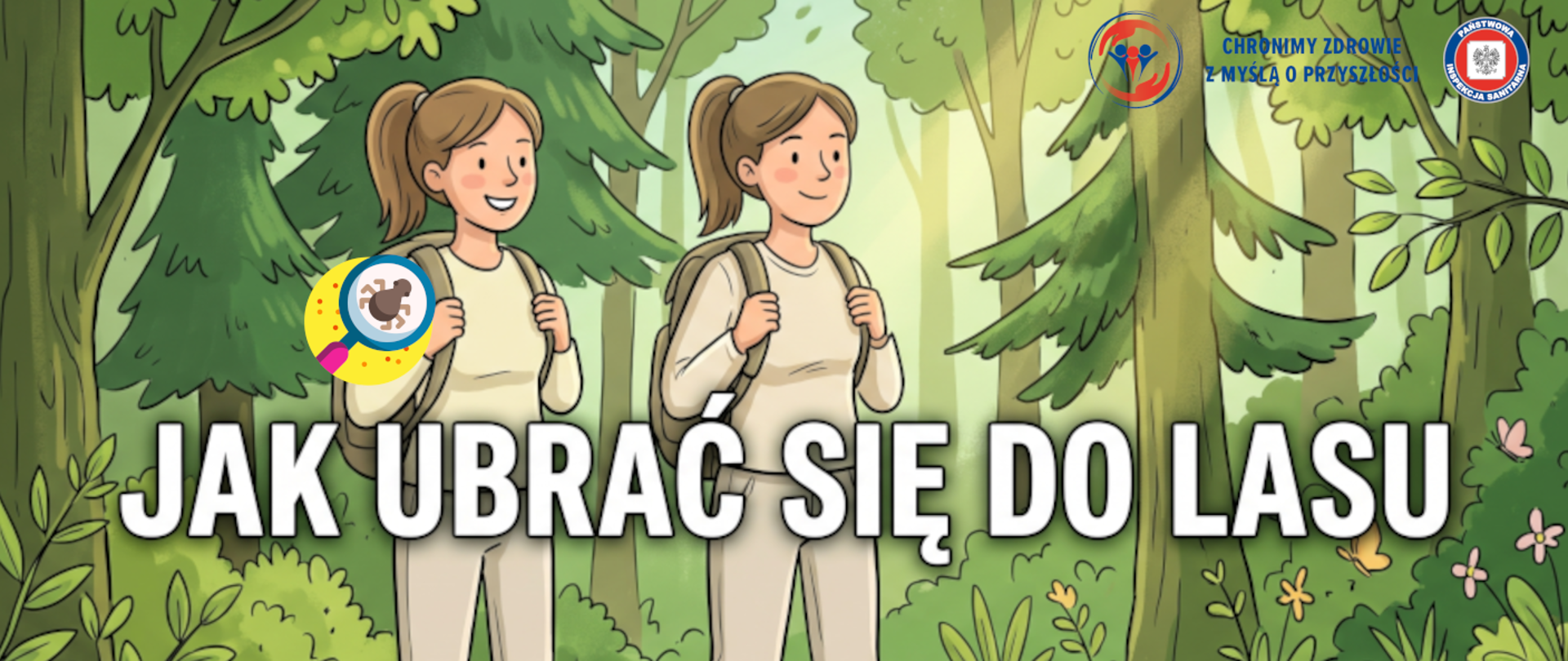 Wybierasz się do lasu? Pamiętaj o odpowiednim ubiorze – chroń się przed kleszczami!