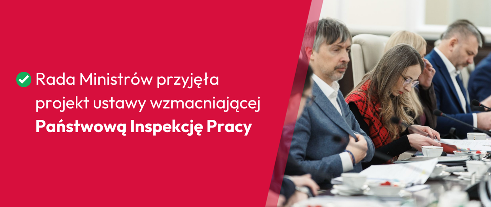 Rząd przyjął projekt reformy Państwowej Inspekcji Pracy