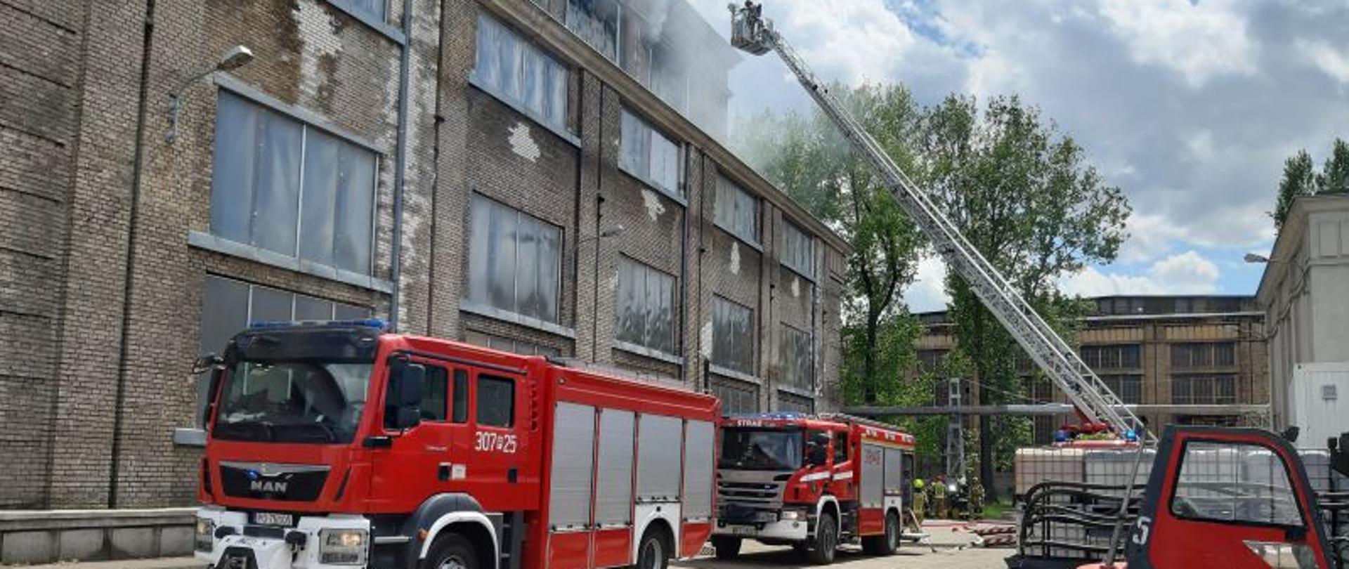 Pożar sortowni odpadów