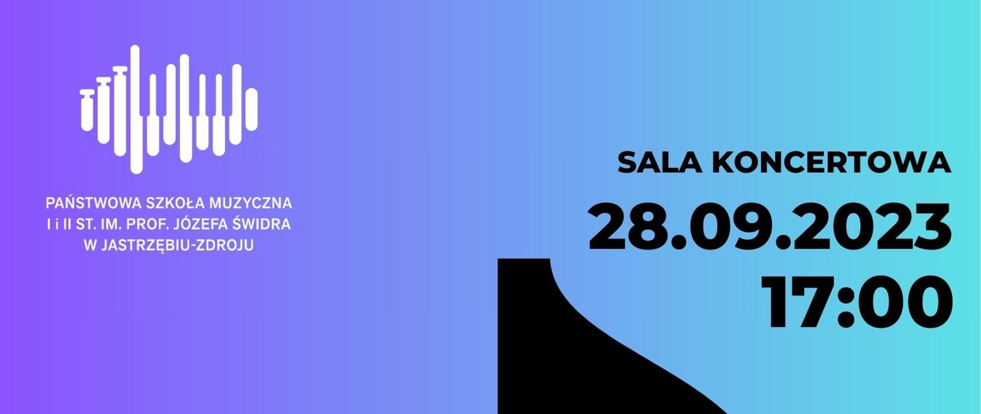 Plakat informacyjny dotyczący wydarzenia "Pasowanie na ucznia" odbywającego się w dniu 28.09.2023 r.