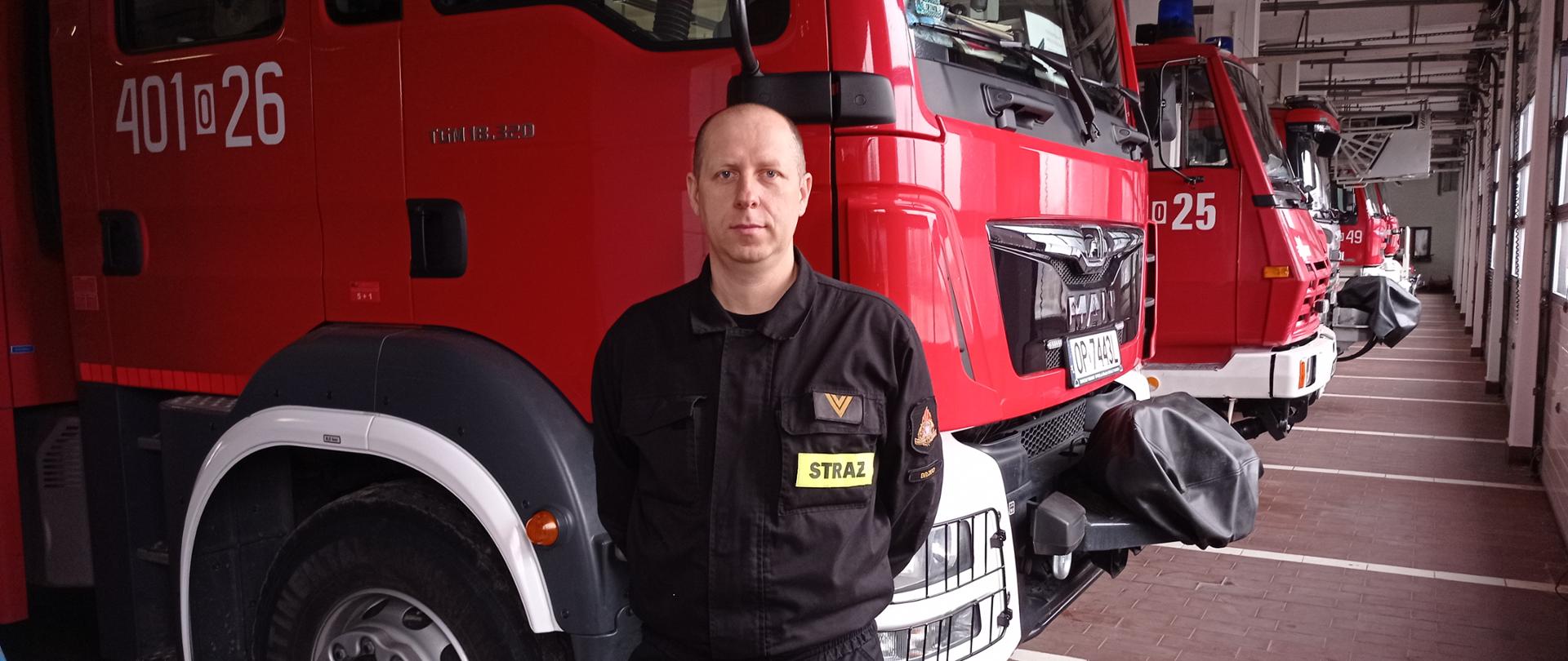 st.ogn. Marcin Garnczarczyk - strażak JRG Brzeg 