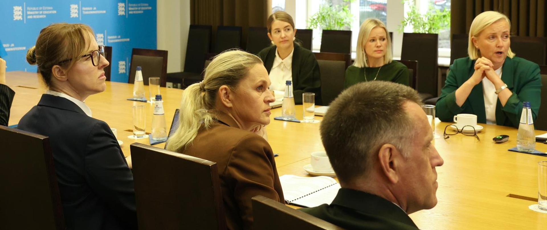 Wizyta Minister Edukacji Barbary Nowackiej w Estonii.